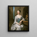 Lady Henrietta Crofts, księżnej Bolton - Sir Godfrey Kneller — oprawiony obraz na ścianie