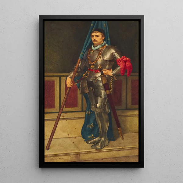 Le Chevalier - Sir James Dromgole Linton — oprawiony obraz na ścianie