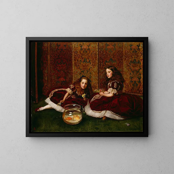 Godziny rozrywki - Sir John Everett Millais — oprawiony obraz na ścianie