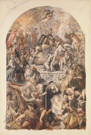 Sir John Gilbert - Apotheosis of Shakespeares Characters.webp