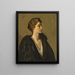 Kobieta w czerni - Sir John Lavery — oprawiony obraz na ścianie