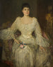 Kobieta w bieli Portret Lady Lyle - Sir John Lavery — widok dzieła