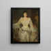 Kobieta w bieli Portret Lady Lyle - Sir John Lavery — oprawiony obraz na ścianie