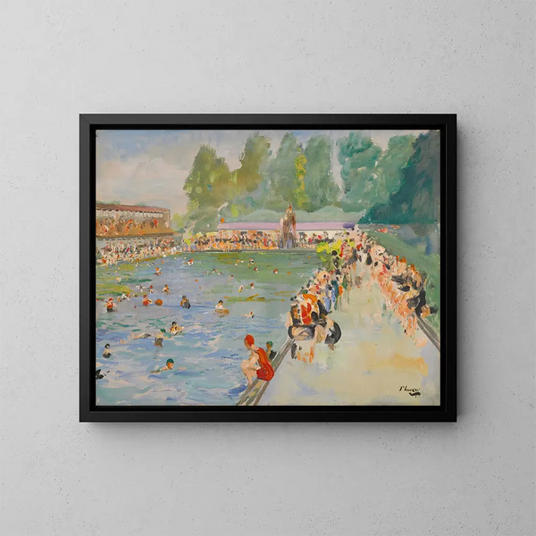 Bains de Chiswick - Sir John Lavery — oprawiony obraz na ścianie