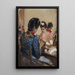 Fabrykantów papierosów w Sewilli - Sir John Lavery — oprawiony obraz na ścianie