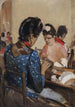 Fabrykantów papierosów w Sewilli - Sir John Lavery — widok dzieła