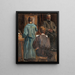 Wewnętrzny obraz pracowni artysty - Sir John Lavery — oprawiony obraz na ścianie