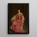 Portret Mabel Choate 1870-1958 - Sir John Lavery — oprawiony obraz na ścianie