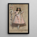 La fille couronnée de guirlandes - Sir John Lavery — oprawiony obraz na ścianie