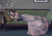 Le Canapé vert - Sir John Lavery — widok dzieła