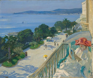 Sir John Lavery - The Terrace Cap dAil.webp