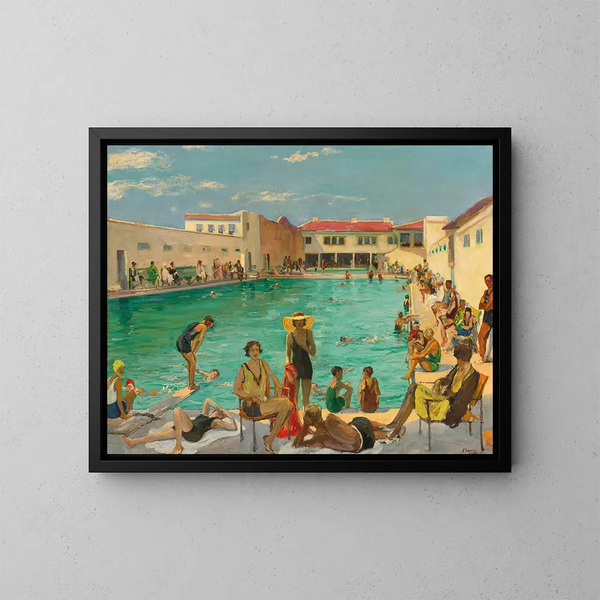 Zima na Florydzie - Sir John Lavery — oprawiony obraz na ścianie