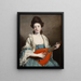 Mme Robert Froudene Phillis Hurrell - Sir Joshua Reynolds — oprawiony obraz na ścianie