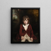 portretu mistrza Bunbury - Sir Joshua Reynolds — oprawiony obraz na ścianie