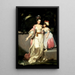 Portret pani Jelf Powis i jej córki - Sir Joshua Reynolds — oprawiony obraz na ścianie