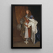 Edward Montagu, pierwszy hrabia Sandwich - Sir Peter Lely — oprawiony obraz na ścianie