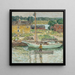 Sloop à huîtres Cos Cob - Childe Hassam — oprawiony obraz na ścianie