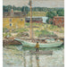 Reprodukcja obrazu Sloop à huîtres, Cos Cob - Childe Hassam