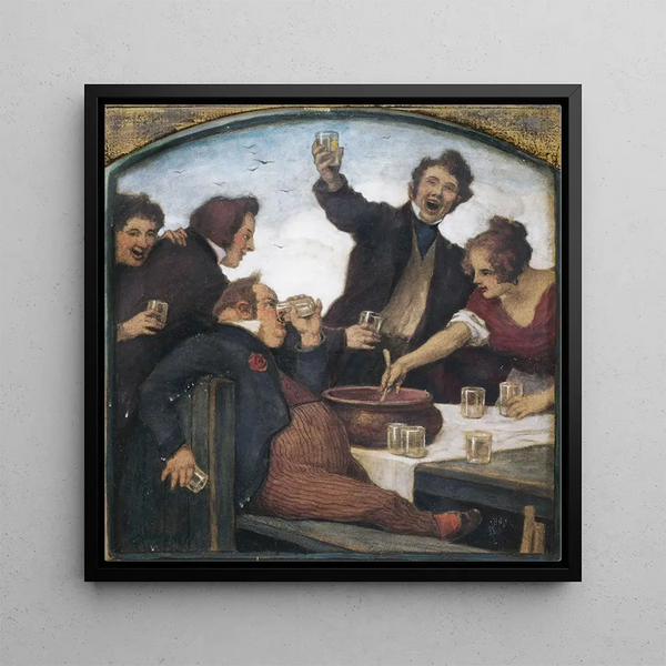 Société joyeuse - Ludwig von Zumbusch
