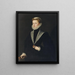 portret Jeanne d'Autriche, księżnej Portugalii - Sofonisba Anguissola — oprawiony obraz na ścianie
