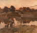 Wieczór w Auvers - Jean Charles Cazin — widok dzieła