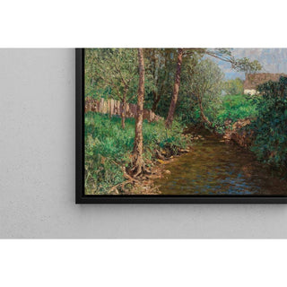 Sonnige Bachlandschaft - Alfred Zoff | Reproduction Tableau Décoration murale affiche copie