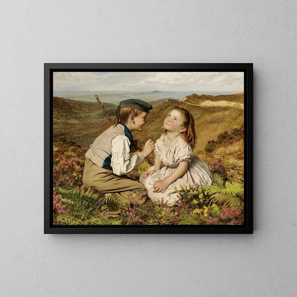 To gra słów między śmiechem a brakiem - Sophie Anderson — oprawiony obraz na ścianie