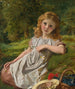 Letnie kwiaty - Sophie Anderson — widok dzieła