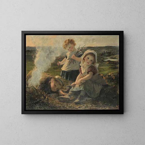 Le Bûcher - Sophie Anderson — oprawiony obraz na ścianie