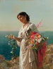 La Fille aux fleurs Capri - Sophie Anderson — widok dzieła