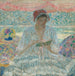 Pod daszkiem - Frederick Carl Frieseke — widok dzieła
