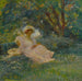 Pod drzewami - Gaston La Touche — widok dzieła