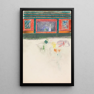 Spencer Frederick Gore - Sketch of Figures and Poles.webp