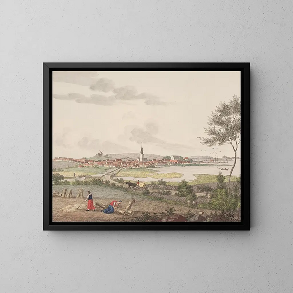 Horsens - Søren L. Lange — oprawiony obraz na ścianie