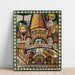 Reprodukcja obrazu St. Vinzentz-Münster, w Bernie - Adolf Wölfli