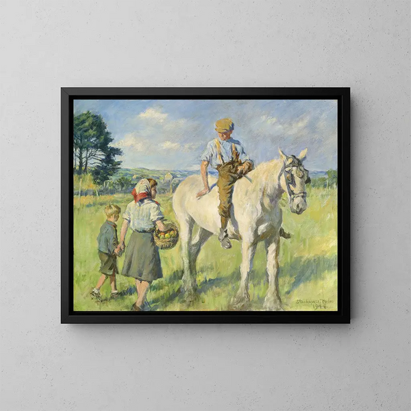 Le garçon fermier - Stanhope Alexander Forbes — oprawiony obraz na ścianie