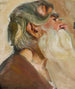 Stary mężczyzna z siwą brodą - Stanisław Dębicki — widok dzieła