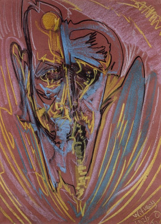 Stanisaw Ignacy Witkiewicz - Portrait of a man.webp