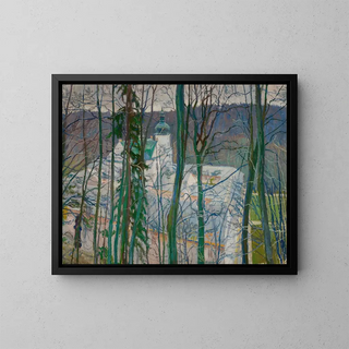Stanisaw Kamocki - View over the Monastery in Czerna.webp