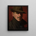 Autoportrait - Stanisław Sawiczewski — oprawiony obraz na ścianie
