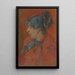Parisienne étude de portrait - Stanisław Wyspiański — oprawiony obraz na ścianie