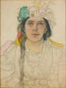 Portret Wandy Siemaszkowej w roli Miss Mode w The Wedding Stanisława Wyspiańskiego - Stanisław Wyspiański — widok dzieła