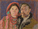Autoportret z żoną - Stanisław Wyspiański — widok dzieła