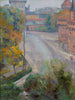 Le Barbican et la vue de la rue Florianska depuis la rue Zacisze - Stanisław Wyspiański — widok dzieła