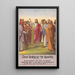 Le Christ envoyant les Apôtres - Stecher Litho Co — oprawiony obraz na ścianie