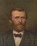 Portret w formie S Ulysses S. Grant w profilu, w garniturze - Strobridge Co Lith — widok dzieła