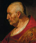 Tête et épaules d'un vieil homme vu de profil - Atelier de Jacob Adriaensz Backer — widok dzieła