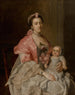 Portret matki i jej dziecka - Atelier d'Allan Ramsay — widok dzieła