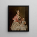 Portret matki i jej dziecka - Atelier d'Allan Ramsay — oprawiony obraz na ścianie