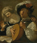Un duo - Atelier de Dirck van Baburen — widok dzieła